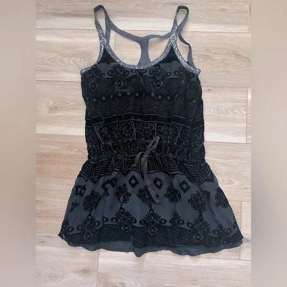 Free People Velvet/Silk Dress/Tunic 6 - Picture 1 of 8